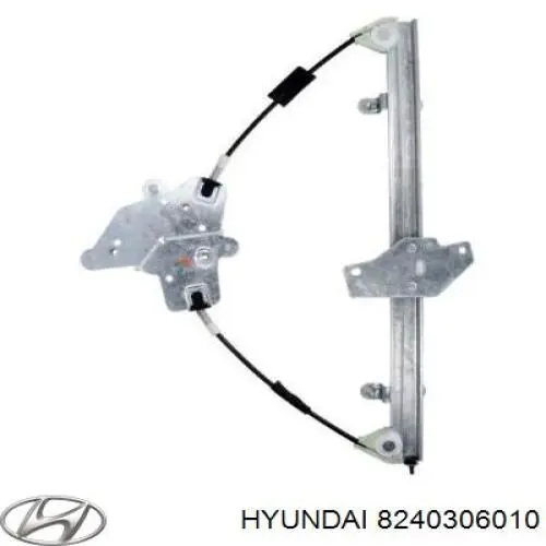 Mecanismo de acionamento de vidro da porta dianteira esquerda Hyundai/Kia 8240306010 preço, a partir de 73,86 USD