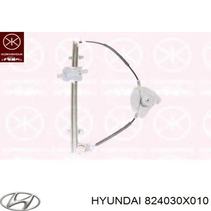 Mecanismo de acionamento de vidro da porta dianteira esquerda Hyundai/Kia 824030X010 preço, a partir de 78,32 USD