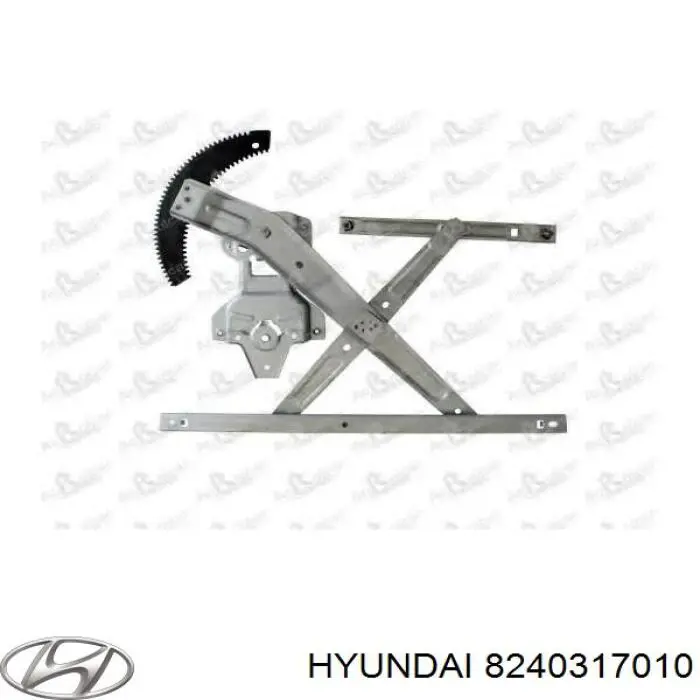 Compre 8240317010 Hyundai/Kia Mecanismo de acionamento de vidro da porta dianteira esquerda
