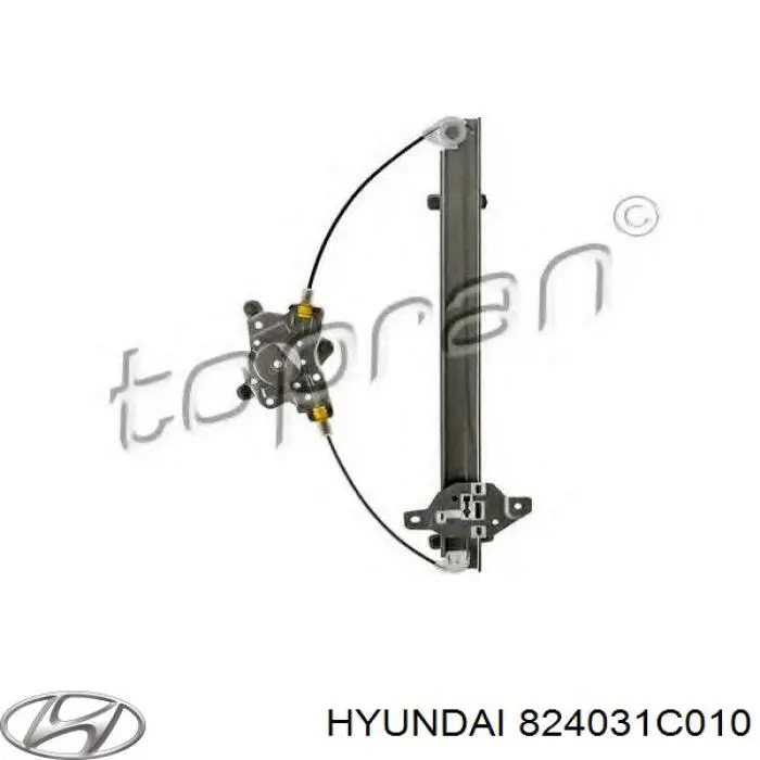 Mecanismo de acionamento de vidro da porta dianteira esquerda Hyundai/Kia 824031C010 preço, a partir de 73,21 USD