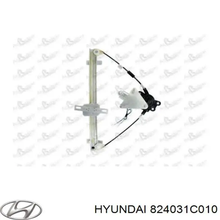 824031C010 Hyundai/Kia Mecanismo de acionamento de vidro da porta dianteira esquerda