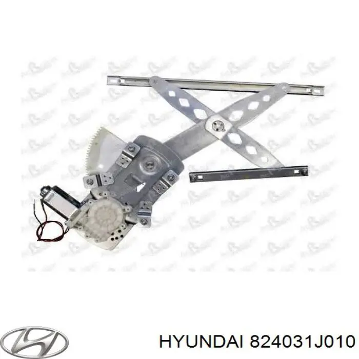 824031J010 Hyundai/Kia Mecanismo de acionamento de vidro da porta dianteira esquerda