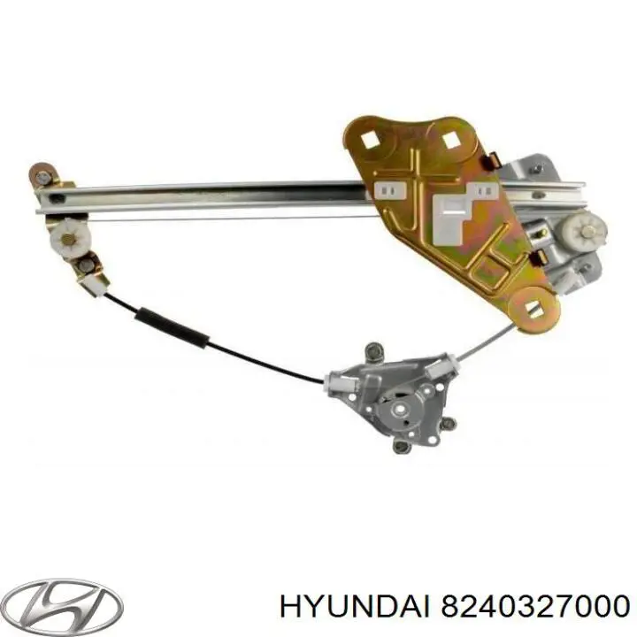 Mecanismo de acionamento de vidro da porta dianteira esquerda Hyundai/Kia 8240327000 preço, a partir de 139,10 USD