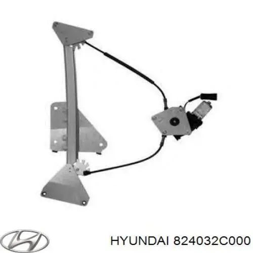 Compre 824032C000 Hyundai/Kia Mecanismo de acionamento de vidro da porta dianteira esquerda
