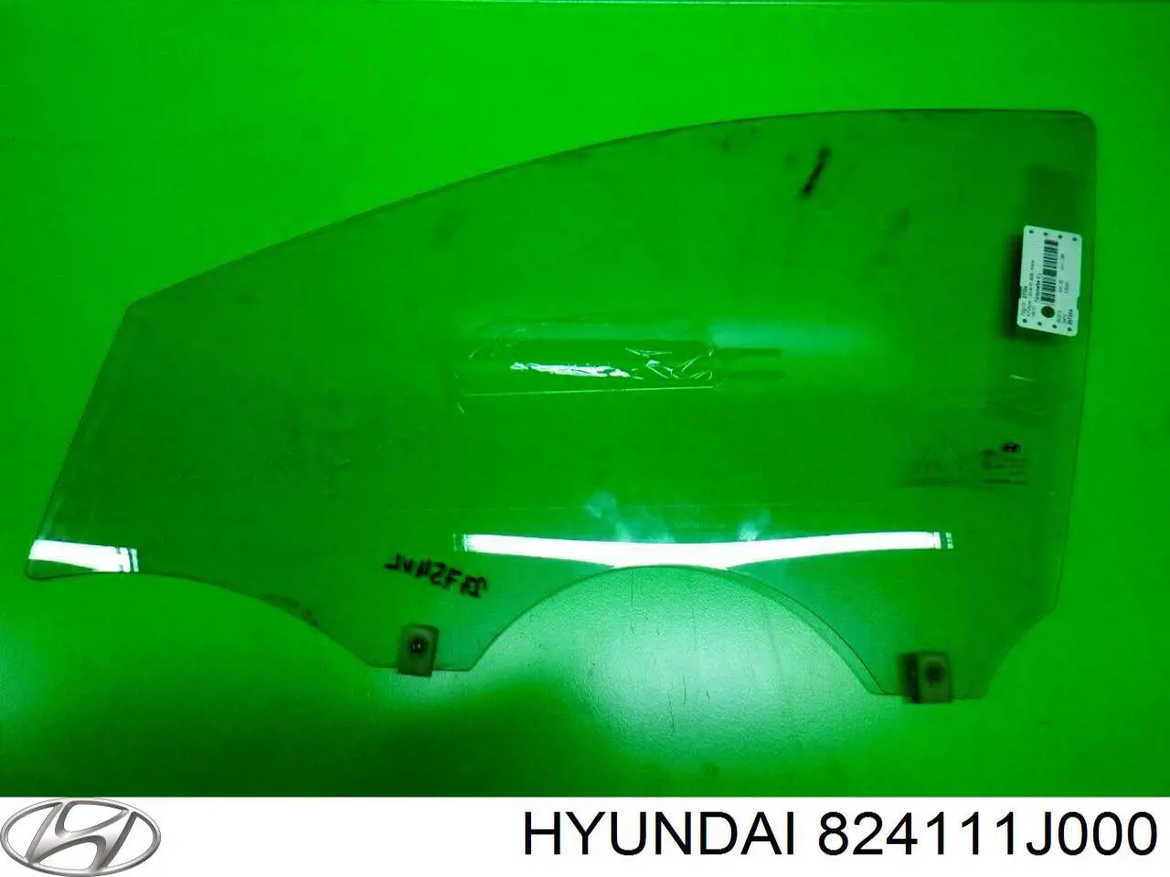 824111J000 Hyundai/Kia Vidro da porta dianteira esquerda