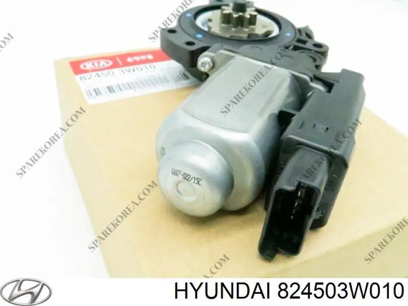 824503W010 Hyundai/Kia Motor de acionamento de vidro da porta dianteira esquerda