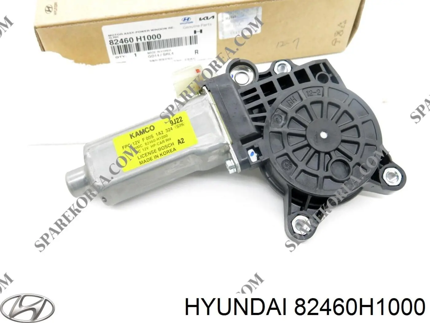 82460H1000 Hyundai/Kia Motor de acionamento de vidro da porta dianteira direita