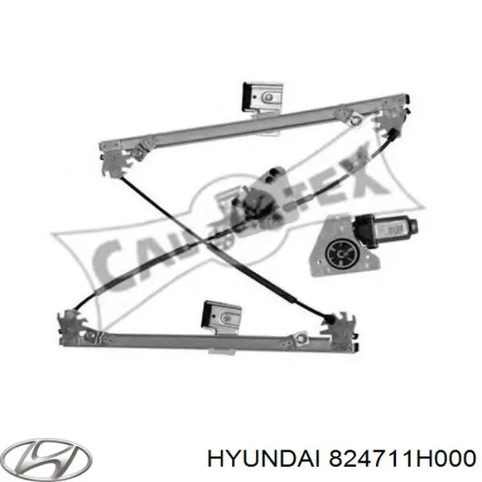 Compre 824711H000 Hyundai/Kia Mecanismo de acionamento de vidro da porta dianteira esquerda