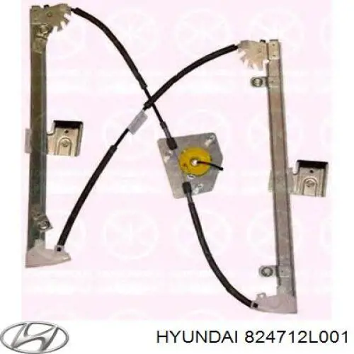 Mecanismo de acionamento de vidro da porta dianteira esquerda Hyundai/Kia 824712L001 preço, a partir de 78,88 USD