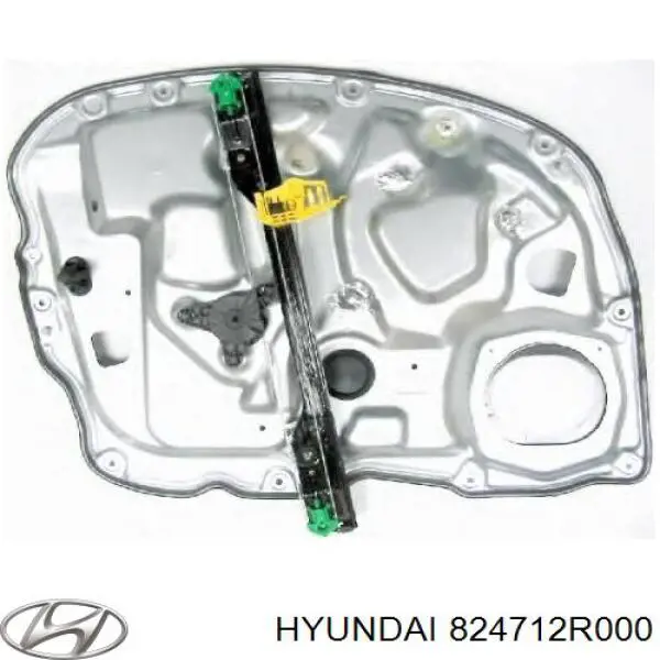 824712R000 Hyundai/Kia Mecanismo de acionamento de vidro da porta dianteira esquerda