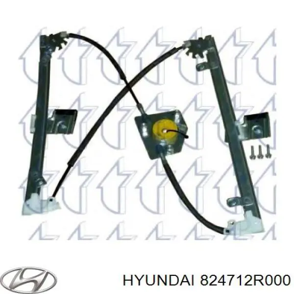 Mecanismo de acionamento de vidro da porta dianteira esquerda Hyundai/Kia 824712R000 preço, a partir de 117,68 USD