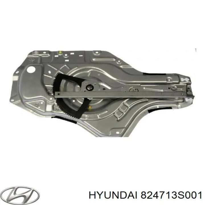 Mecanismo de acionamento de vidro da porta dianteira esquerda Hyundai Sonata VI YF