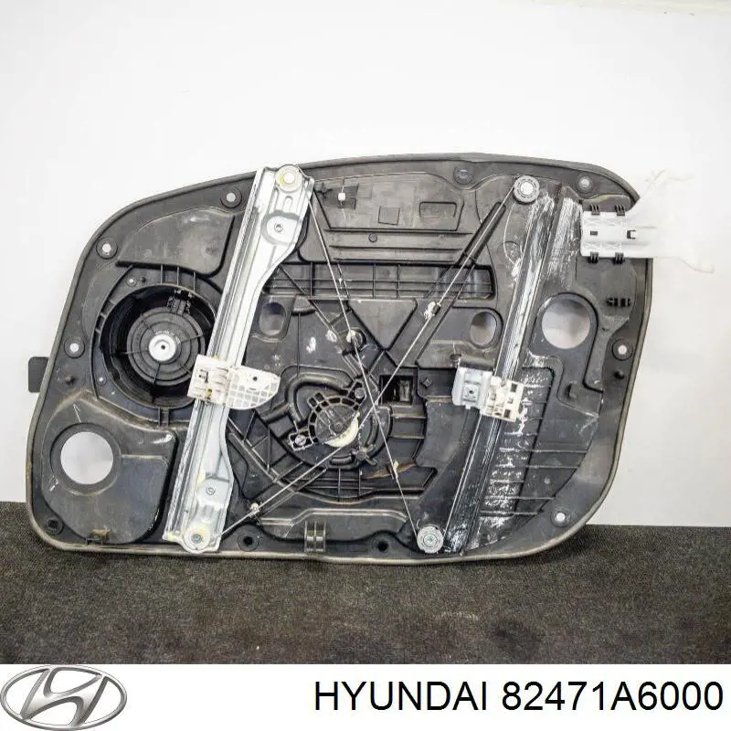 82471A6000 Hyundai/Kia Mecanismo de acionamento de vidro da porta dianteira esquerda