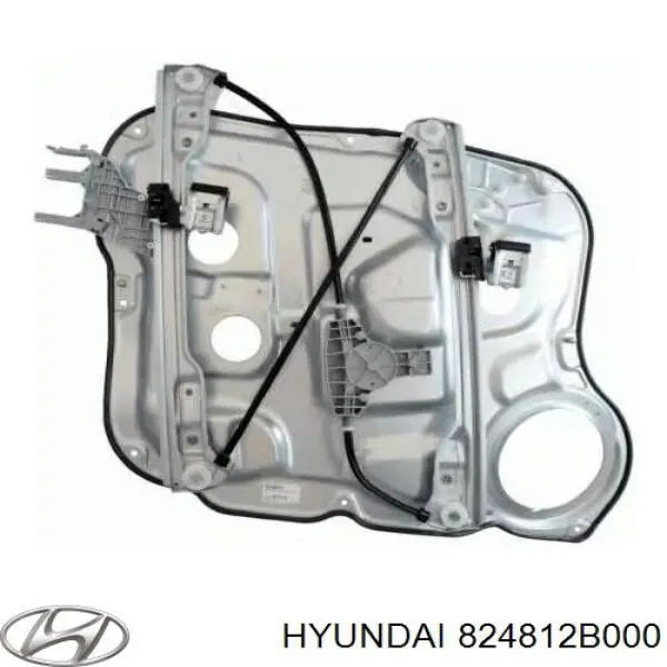 Compre 824812B000 Hyundai/Kia Mecanismo de acionamento de vidro da porta dianteira direita