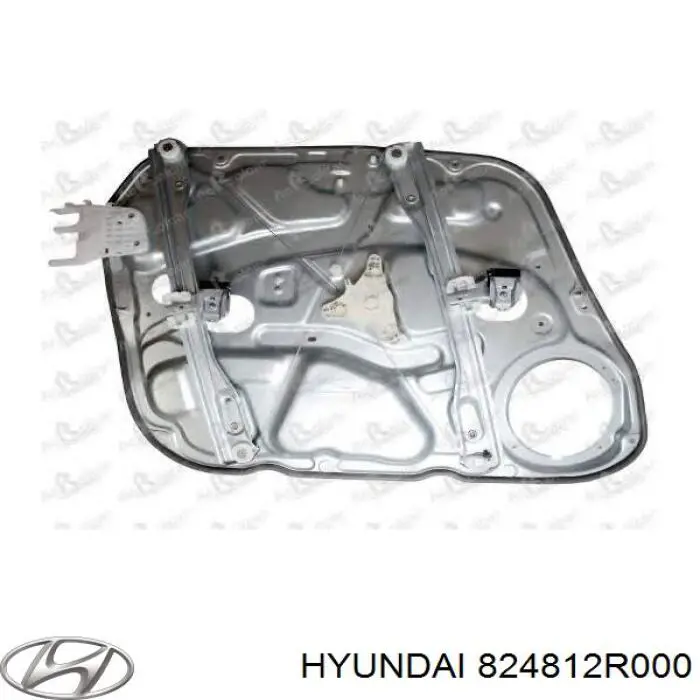 824812R000 Hyundai/Kia Mecanismo de acionamento de vidro da porta dianteira direita