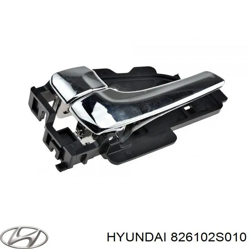 826102S010 Hyundai/Kia Maçaneta interna dianteira/traseira da porta esquerda