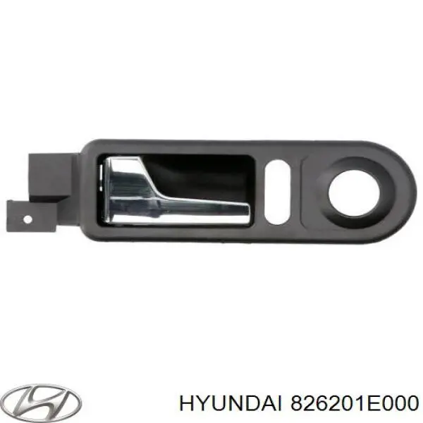 826201E000 Hyundai/Kia Maçaneta interna direita da porta dianteira