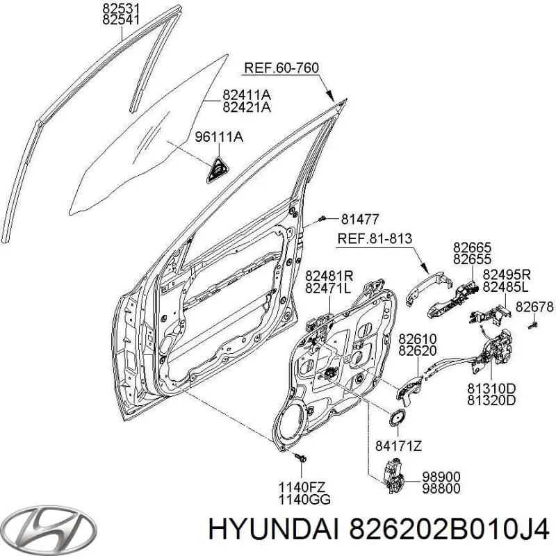Maçaneta interna direita de braço da porta dianteira Hyundai/Kia 826202B010J4 preço, a partir de 34,73 USD