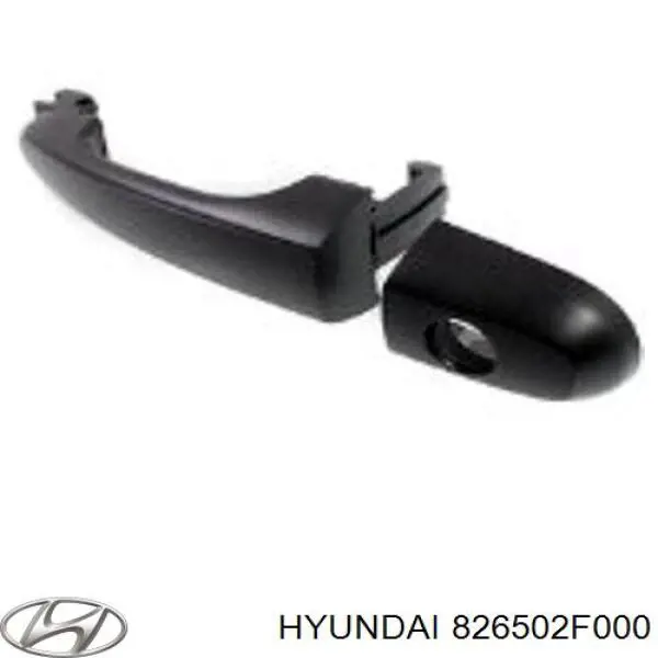 826502F000 Hyundai/Kia Maçaneta dianteira esquerda externa da porta