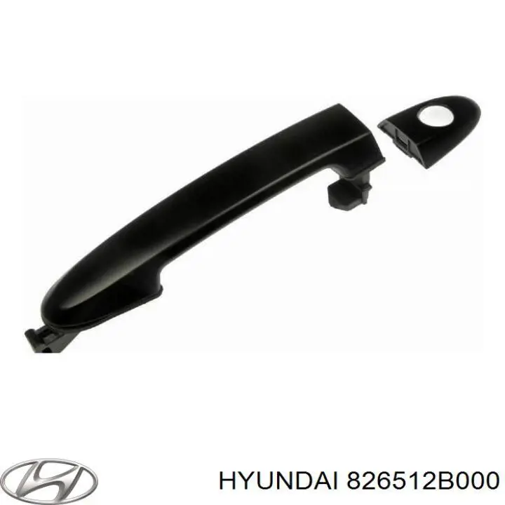 826512B000 Hyundai/Kia Maçaneta externa da porta traseira