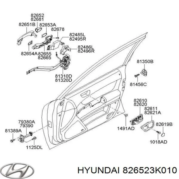  Hyundai/Kia 826523K010 preço, a partir de 7,96 USD
