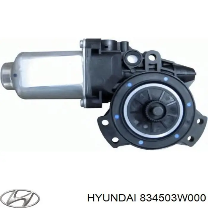 834503W000 Hyundai/Kia Motor de acionamento de vidro da porta traseira esquerda