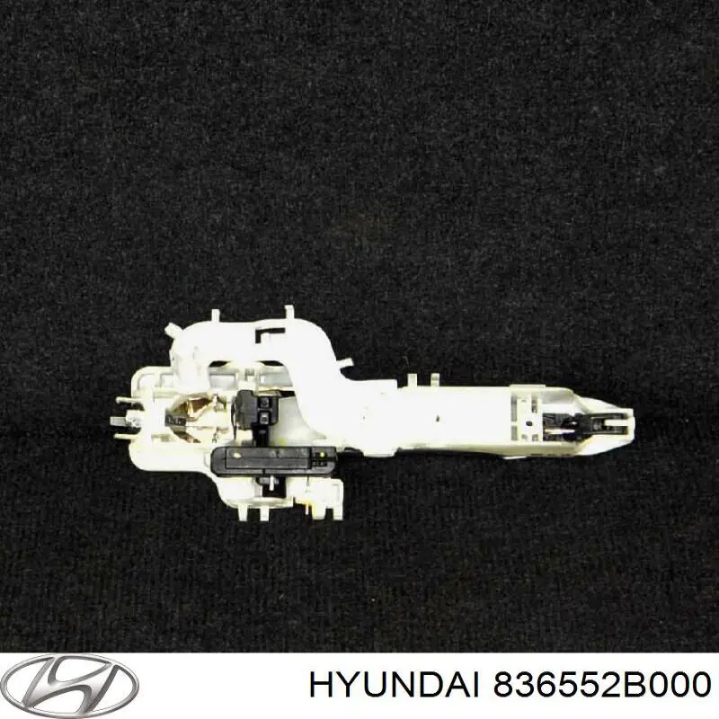 836552B000 Hyundai/Kia Suporte de maçaneta externa da porta traseira esquerda