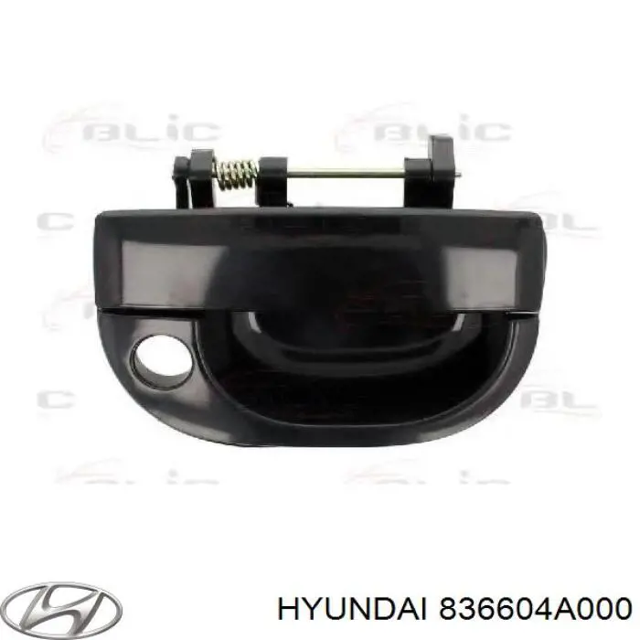 Compre 836604A300 Hyundai/Kia Maçaneta externa direita da porta traseira