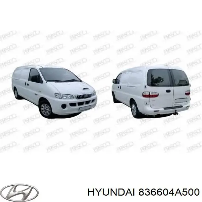 Maçaneta externa direita da porta traseira Hyundai/Kia 836604A500 preço, a partir de 38,37 USD