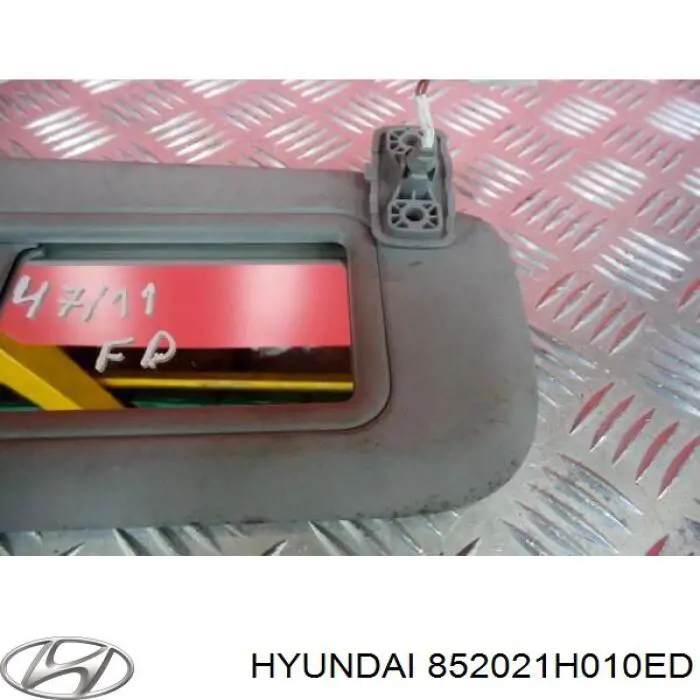 Pala contra o sol Hyundai/Kia 852021H010ED preço, a partir de 45,97 USD