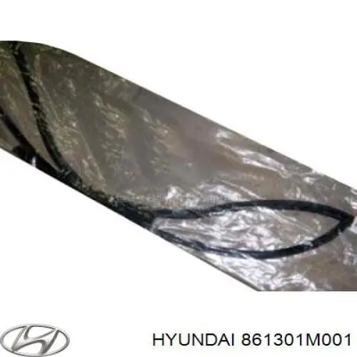 861301M001 Hyundai/Kia Moldura de pára-brisas