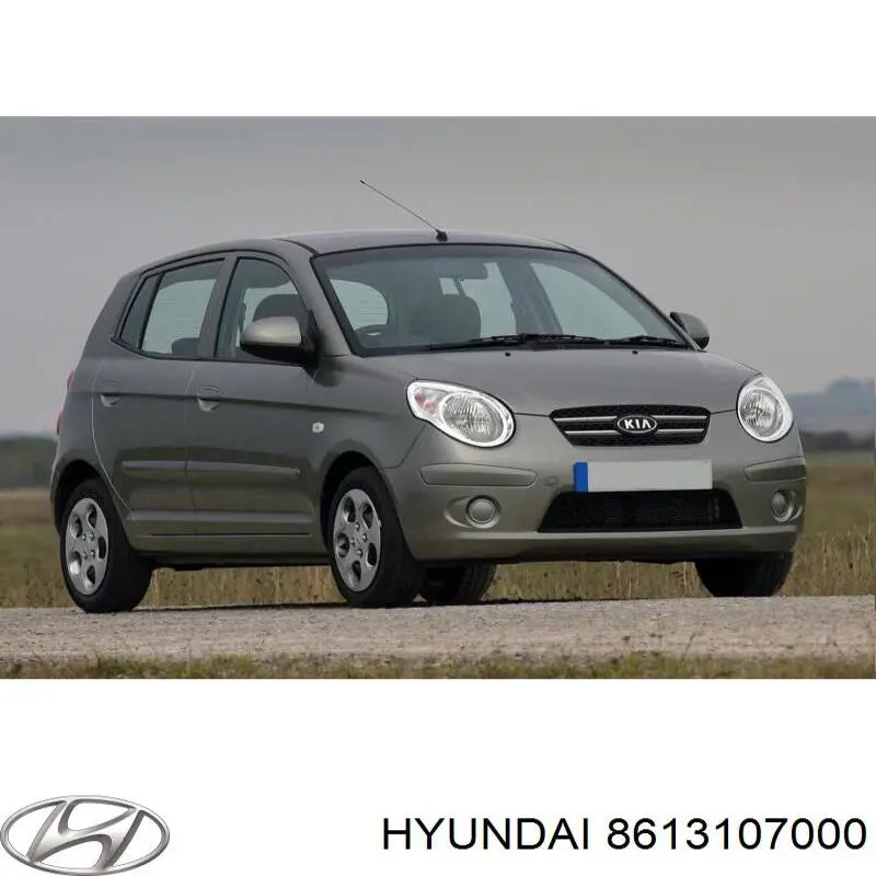 8613107000 Hyundai/Kia Moldura de pára-brisas