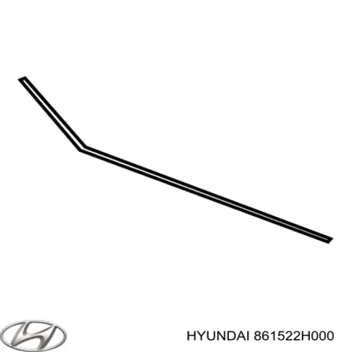 Moldura inferior de pára-brisas Hyundai/Kia 861522H000 preço, a partir de 14,76 USD