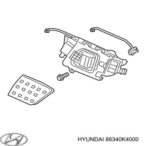 86340K4000 Hyundai/Kia Porto de carregamento