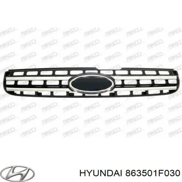 863501F030 Hyundai/Kia Grelha do radiador