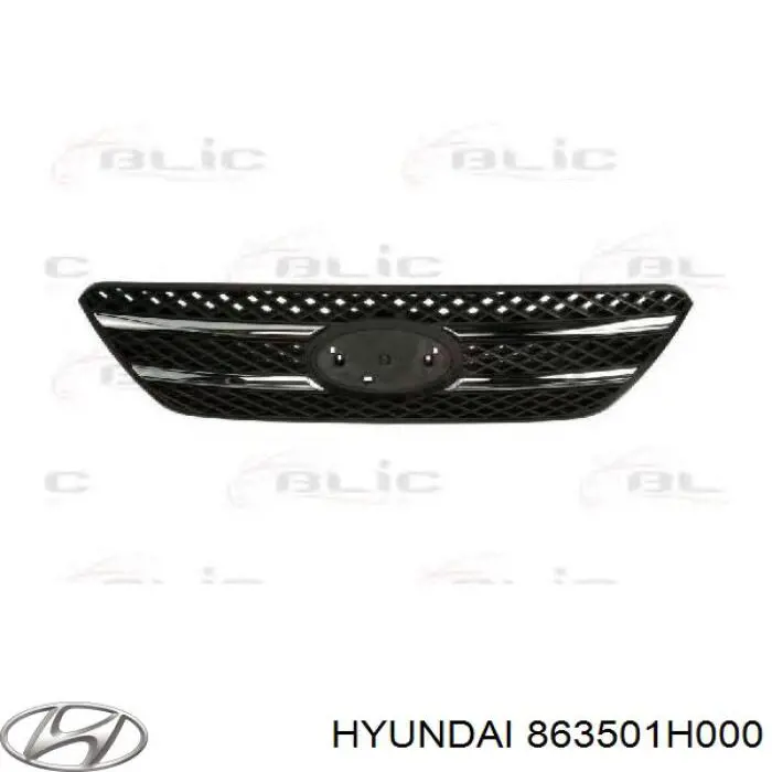 Compre 863501H000 Hyundai/Kia Grelha do radiador