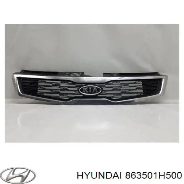 863501H500 Hyundai/Kia Grelha do radiador