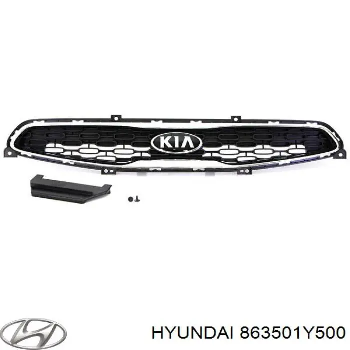 Grelha do radiador Hyundai/Kia 863501Y500 preço, a partir de 105,92 USD