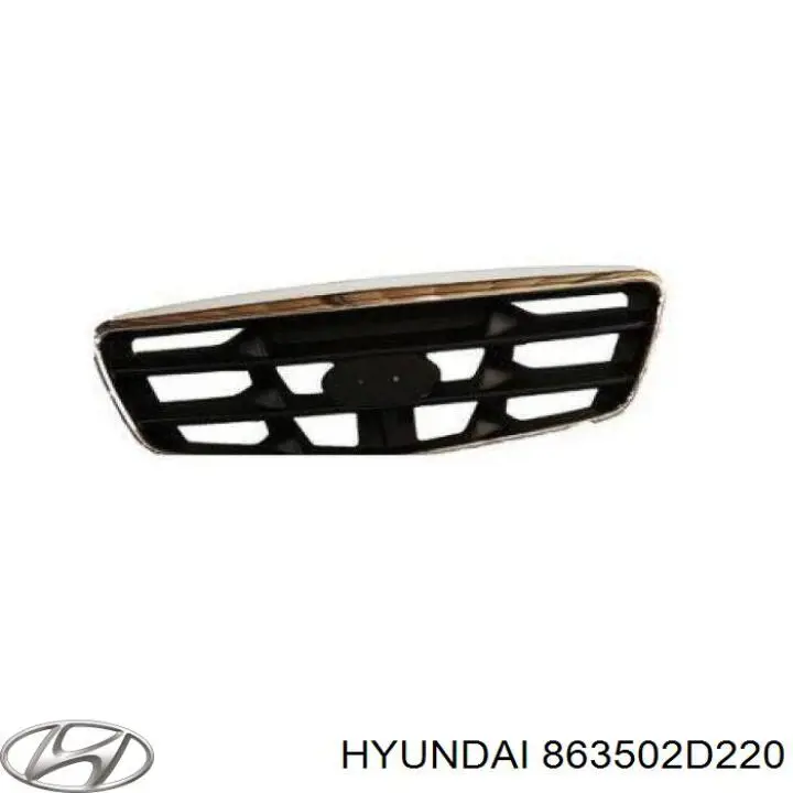 Compre 863502D220 Hyundai/Kia Grelha do radiador