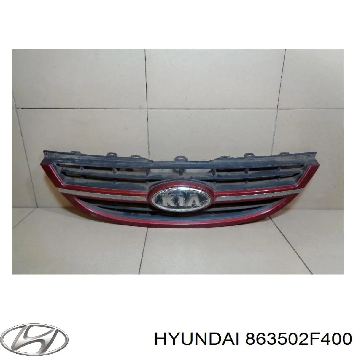 Grelha do radiador Hyundai/Kia 863502F400 preço, a partir de 39,53 USD
