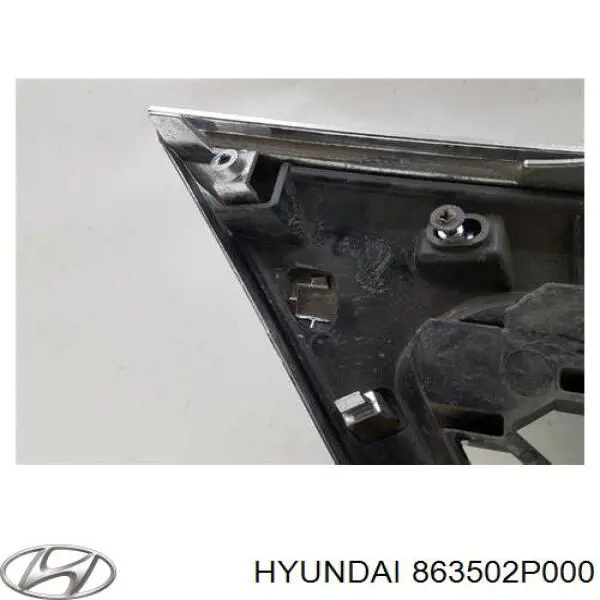 863502P000 Hyundai/Kia Grelha do radiador