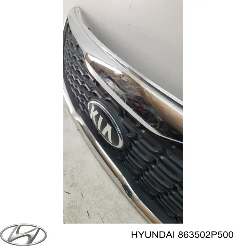 Grelha do radiador Hyundai/Kia 863502P500 preço, a partir de 420,58 USD