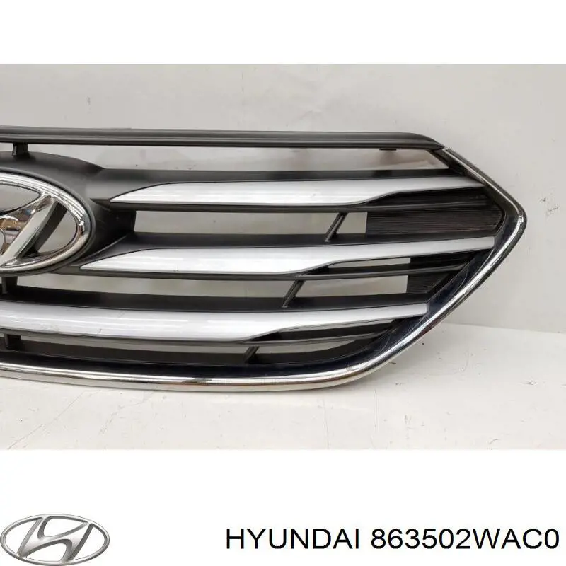 Grelha do radiador Hyundai/Kia 863502WAC0 preço, a partir de 623,56 USD