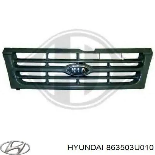 863503U010 Hyundai/Kia Grelha do radiador