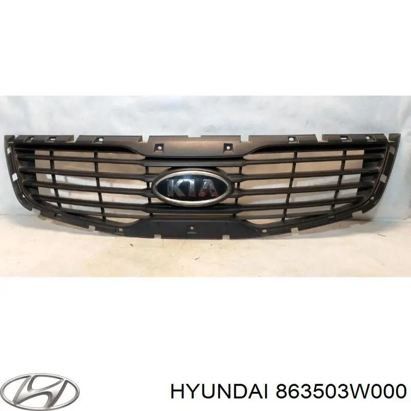 Grelha do radiador Hyundai/Kia 863503W000 preço, a partir de 167,55 USD