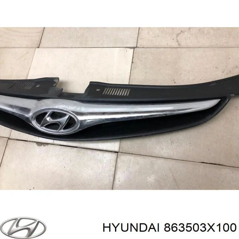 863503X100 Hyundai/Kia Grelha do radiador