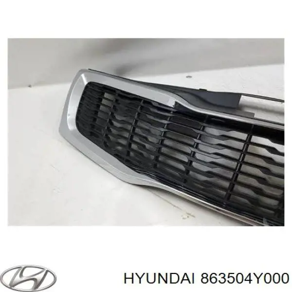 Grelha do radiador 863504Y000 Hyundai/Kia