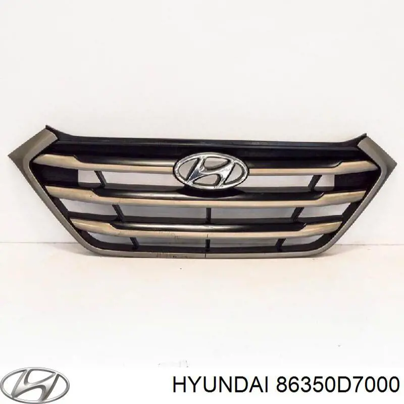 Grelha do radiador Hyundai/Kia 86350D7000 preço, a partir de 173,11 USD