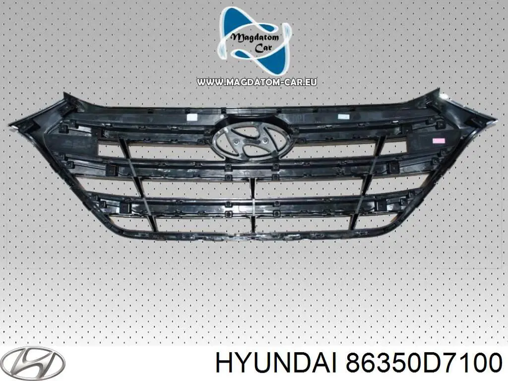 Grelha do radiador 50853001 AND