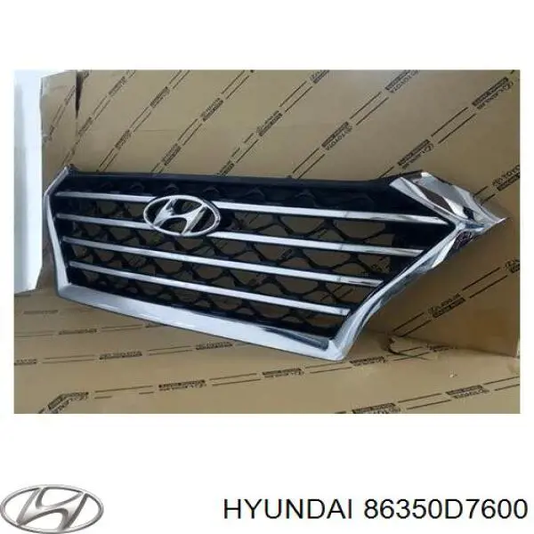 86350D7600 Hyundai/Kia Grelha do radiador